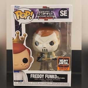Funko Pop Freddy Funko As Casey Jones SE Heavy Metal Halloween Special Edition
